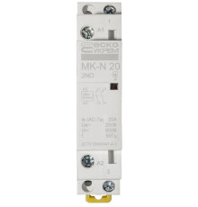 Модульный контактор 20A 2P 220V, 2NO, MK-N