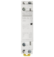 Модульный контактор 25A 2P 220V, 2NO, MK-N