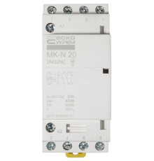 Модульный контактор 20A 4P 220V, 2NO+2NC, MK-N