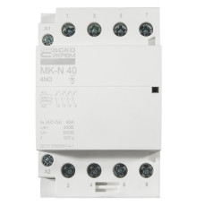 Модульный контактор 40A 4P 220V, 4NO, MK-N