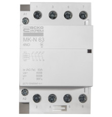 Модульный контактор 63A 4P 220V, 4NO, MK-N