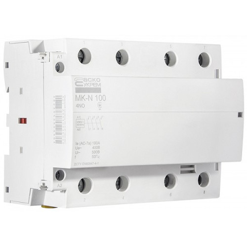 Модульный контактор 100A 4P 220V, 4NO, MK-N A0040030039