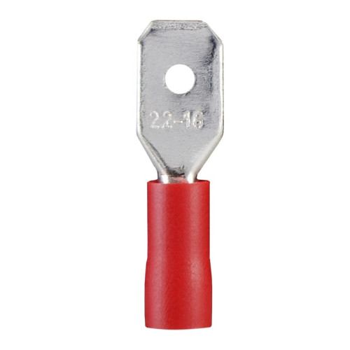 Коннекторы с изоляцией 1,25-250 6,35x0,5/0,8 (100 шт.), "папа" МDD A0060020011