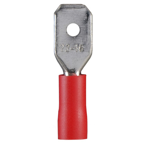 Коннекторы с изоляцией 1,25-250 6,35x0,5/0,8 (100 шт.), "папа" МDD A0060020011