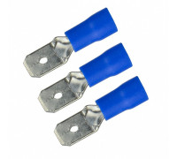 Коннекторы с изоляцией 2-250 6,35x0,5/0,8 (100 шт.), 