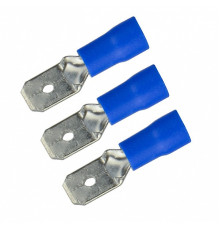 Коннекторы с изоляцией 2-250 6,35x0,5/0,8 (100 шт.), 