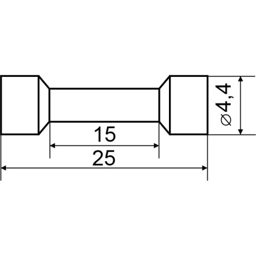 Гильза изолированная ВV 1,25 (100шт.) A0060080037