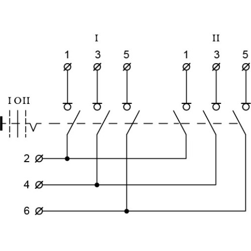 Разъединитель 1-0-2 на 30А (QS5-30P/3) A0100010006