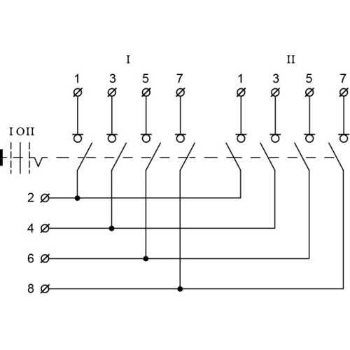 Разъединитель 1-0-2 на 63А (QS5-63P/4) A0100010009
