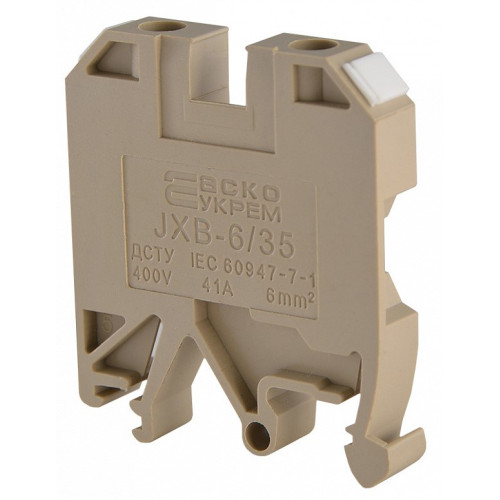 Клеммник JXB 6/35 желтый A0130010015
