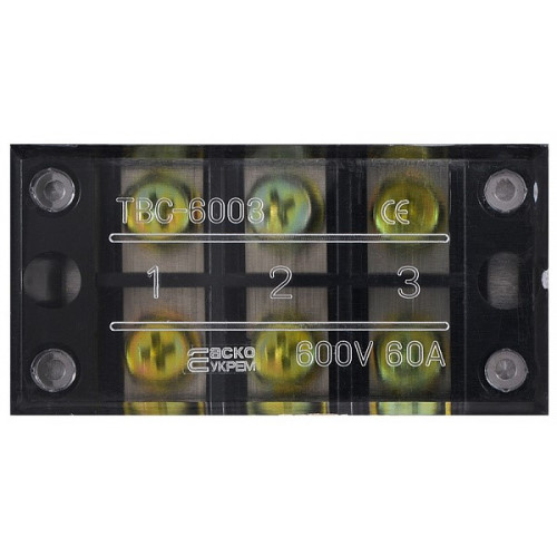 Колодка 60А 3 полюса, TB6003 A0130050022