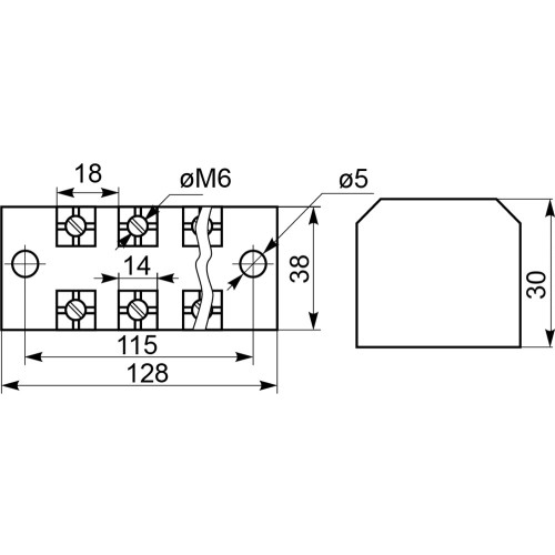 Колодка TB6006 A0130050024