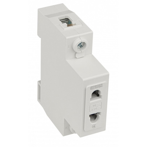 Розетка на din-рейку, 10А, 2 полюса, C 45 2Р A0150010103