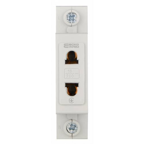 Розетка на din-рейку, 10А, 2 полюса, C 45 2Р A0150010103
