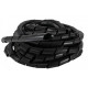 Спираль 12 - 75 мм черная, 10м, SWB-15 A0150070014