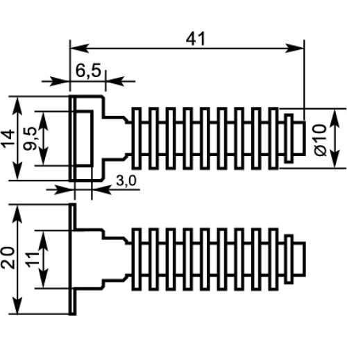 Площадка для хомутов CTH-1 (100 шт.) A0150090025