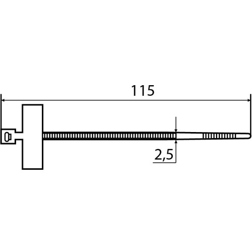 Хомут маркировочный CHS-110MKT (100 шт.) A0150090029