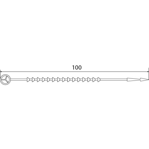 Узловой хомут CHS-100BT (50 шт.) A0150090077
