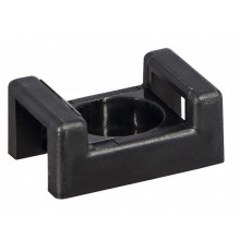 Площадка для хомутов 22x16x9.5, отв. d=4.5мм, CTH-2А черная (100 шт.)