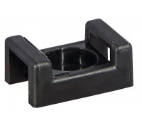 Площадка для хомутов 22x16.5x9.5, отв. d=5.8мм, CTH-2C черная (100 шт.)