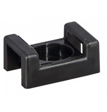 Площадка для хомутов 22x16.5x9.5, отв. d=5.8мм, CTH-2C черная (100 шт.)
