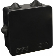 Распределительная коробка 100х100х50мм, черный, UAtmo Jet Black