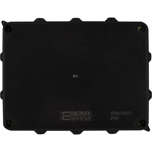 Распределительная коробка 150х110х70мм, черный, UAtmo Jet Black A0150170034
