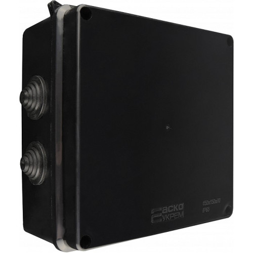 Распределительная коробка 150х150х70мм, черный, UAtmo Jet Black A0150170035