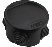 Распределительная коробка d=50мм, l=50мм, черный, UAtmo Jet Black