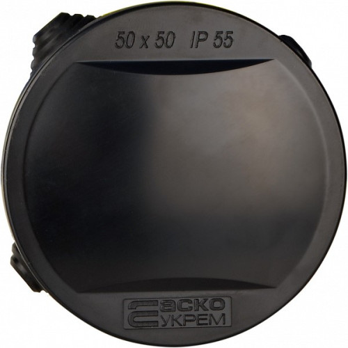 Распределительная коробка d=50мм, l=50мм, черный, UAtmo Jet Black A0150170036