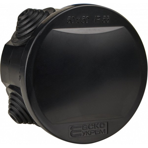 Распределительная коробка d=50мм, l=50мм, черный, UAtmo Jet Black A0150170036