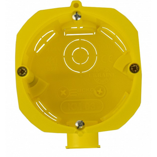 Коробка установочная, d=65 мм, гипсокартон, КМ 03 (уп. 50шт) A0150180002