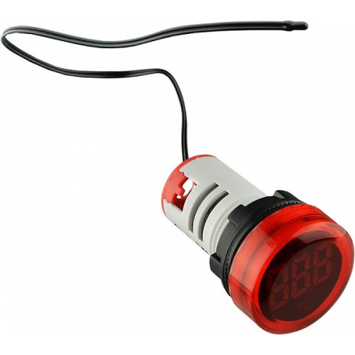 Круглый цифровой измеритель температуры ED16-22WD -25°С - 150°С (красный) A0190010043