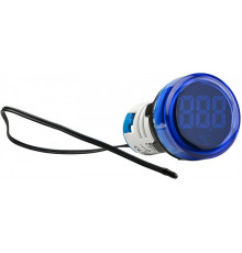 Круглый цифровой измеритель температуры ED16-22WD -25°С - 150°С (синий)