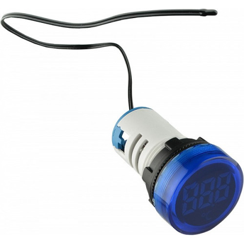 Круглый цифровой измеритель температуры ED16-22WD -25°С - 150°С (синий) A0190010044