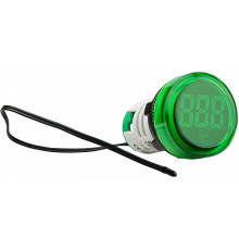 Круглый цифровой измеритель температуры ED16-22WD -25°С - 150°С (зеленый)