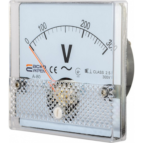 AС Вольтметр 300В 80х80 модель А-80 A0190010057