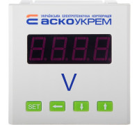 AС цифровой вольтметр 600В 72х72 модель ЦВ-7