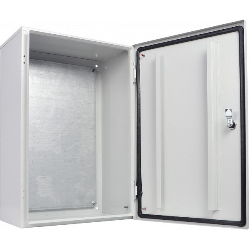 Корпус с монтажной панелью металлический 60*40*25 см, IP54, серии UBox A0260020020