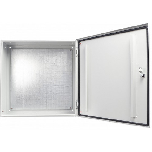 Корпус с монтажной панелью металлический 60*60*25 см, IP54, серии UBox A0260020022