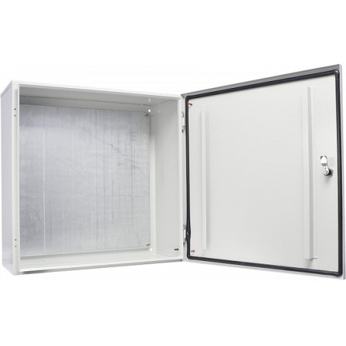 Корпус с монтажной панелью металлический 60*60*25 см, IP54, серии UBox A0260020022