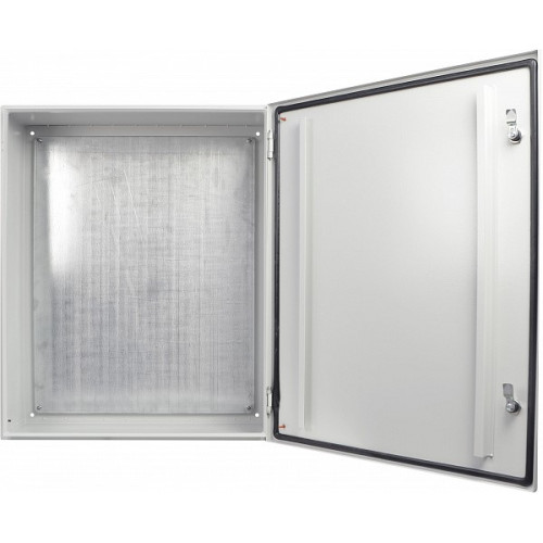 Корпус с монтажной панелью металлический 80*65*25 см, IP54, серии UBox A0260020024
