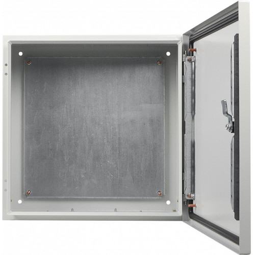 Корпус с монтажной панелью металлический 40*40*20 см, IP65, серии UBox A0260020052