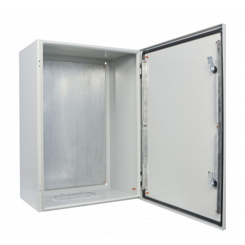 Корпус с монтажной панелью металлический 70*50*30 см, IP65, серии UBox A0260020056