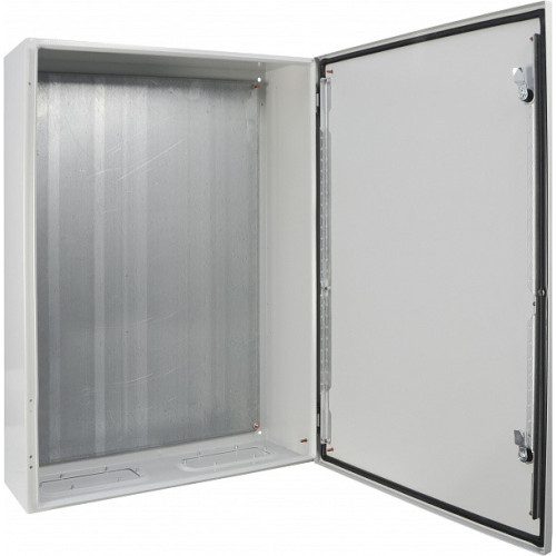 Корпус с монтажной панелью металлический 100*65*30 см, IP65, серии UBox A0260020058