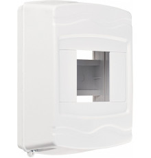 Корпус модульный пластиковый, 4 модуля, навесной, без дверцы, серии UBox