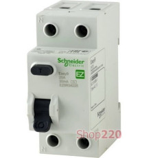 УЗО 25 А, 10 мА, 2 полюса EZ9R14225 Schneider Easy9