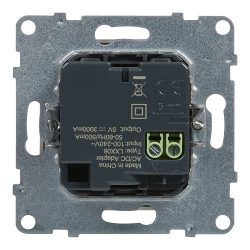 Розетка USB Тип С+C, 15 Вт 5В, белый, Suno Legrand 721131