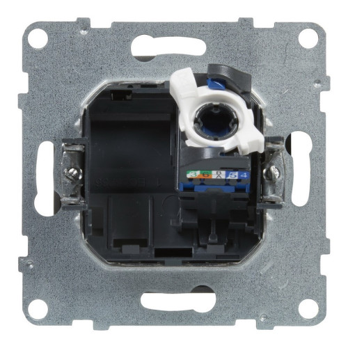 Розетка информационная RJ45 cat. 6 UTP, алюминий, Suno Legrand 721352