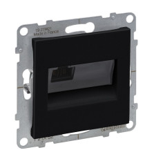 Розетка информационная RJ45 cat. 6 UTP, черный, Suno
